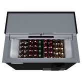 36 in. Commercial Bottle Cooler in Black with Built-In Opener, ETL Listed, 9 cu. ft. (KM-BOC36-BK)